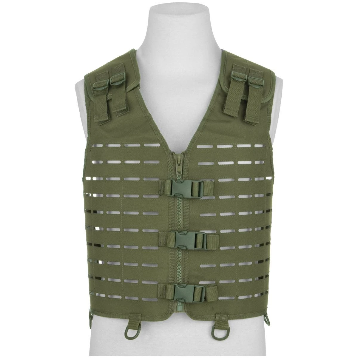 Mil-Tec Laser Cut Carrier Vest Olive 3 Mil-Tec Laser Cut Carrier Vest Olive