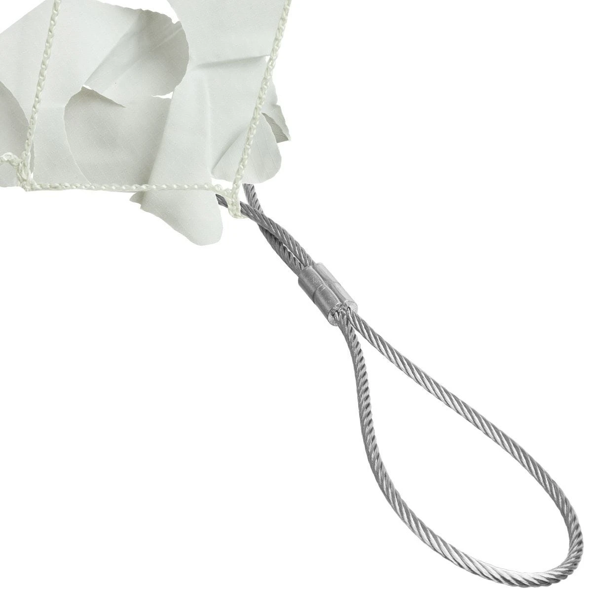 CamoSystems Shade Sail Net Broadleaf 4x4 White 6 CamoSystems Shade Sail Net Broadleaf 4x4 White - Image 4