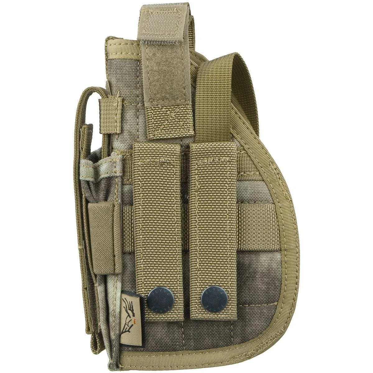 Flyye Right Handed Pistol Holster A-TACS AU 4 Flyye Right Handed Pistol Holster A-TACS AU - Image 2