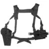 Flyye Shoulder Holster System Panel MOLLE Black 1 Flyye Shoulder Holster System Panel MOLLE Black -Elite Tactical flyye shoulder molle system panel BLACK NEW 1 2