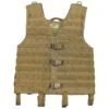 MFH Vest MOLLE Light Coyote -Elite Tactical mfh molle vest light coyote amaz 1 1