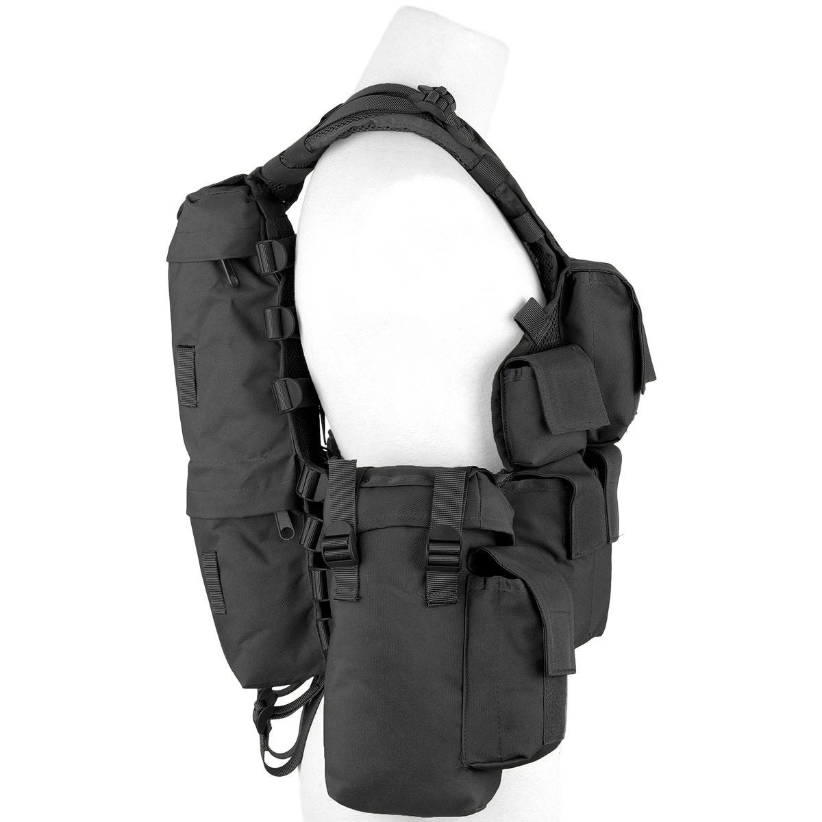 MFH South African Assault Vest Black 4 MFH South African Assault Vest Black - Image 2