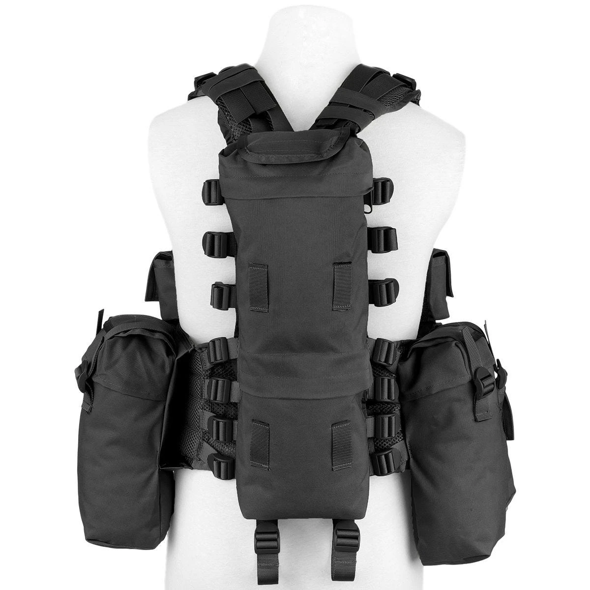 MFH South African Assault Vest Black 6 MFH South African Assault Vest Black - Image 4