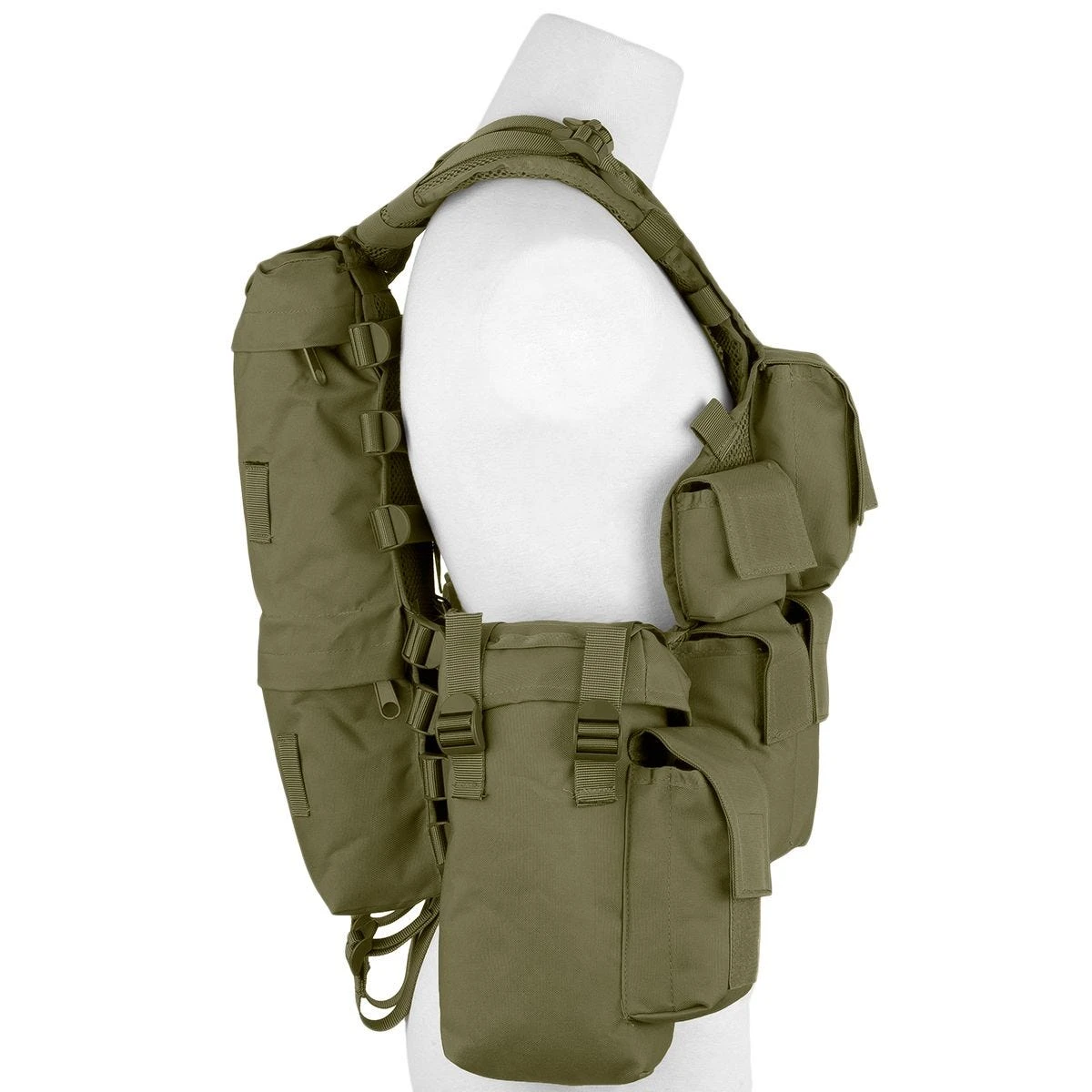 MFH South African Assault Vest OD Green 4 MFH South African Assault Vest OD Green - Image 2