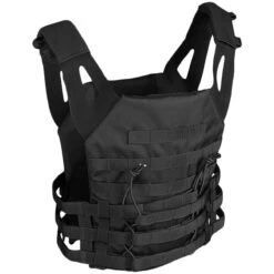 Mil-Tec Plate Carrier Vest Gen II Black -Elite Tactical mil tec plate carrier gen ii black 4
