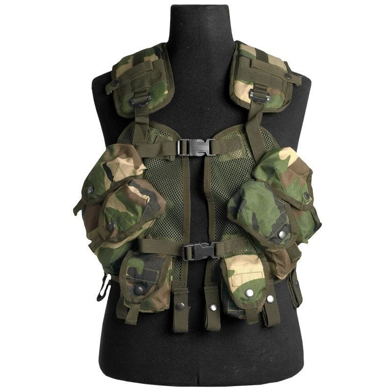 Mil-Tec US Load Bearing Vest Woodland 3 Mil-Tec US Load Bearing Vest Woodland