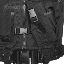 Mil-Tec USMC Tactical Vest Black -Elite Tactical mil tec usmc vest black 3 1