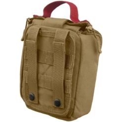 Mil-Tec Individual First Aid Kit Laser Cut Pouch Dark Coyote -Elite Tactical mil tec ifak medic pouch laser cut dark coyote 2