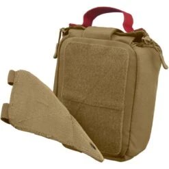 Mil-Tec Individual First Aid Kit Laser Cut Pouch Dark Coyote -Elite Tactical mil tec ifak medic pouch laser cut dark coyote 3