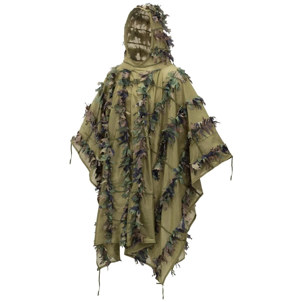 Helikon Leaf Ghillie Poncho US Woodland 3 Helikon Leaf Ghillie Poncho US Woodland
