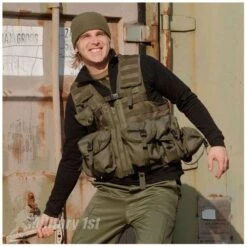 Mil-Tec Tactical Vest Modular System Olive -Elite Tactical vest modul olive55 1